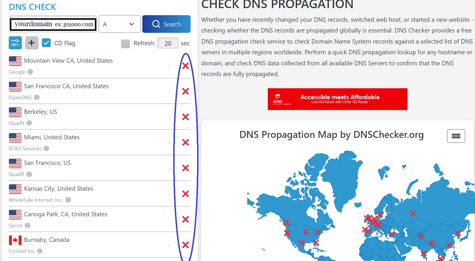 dns fail